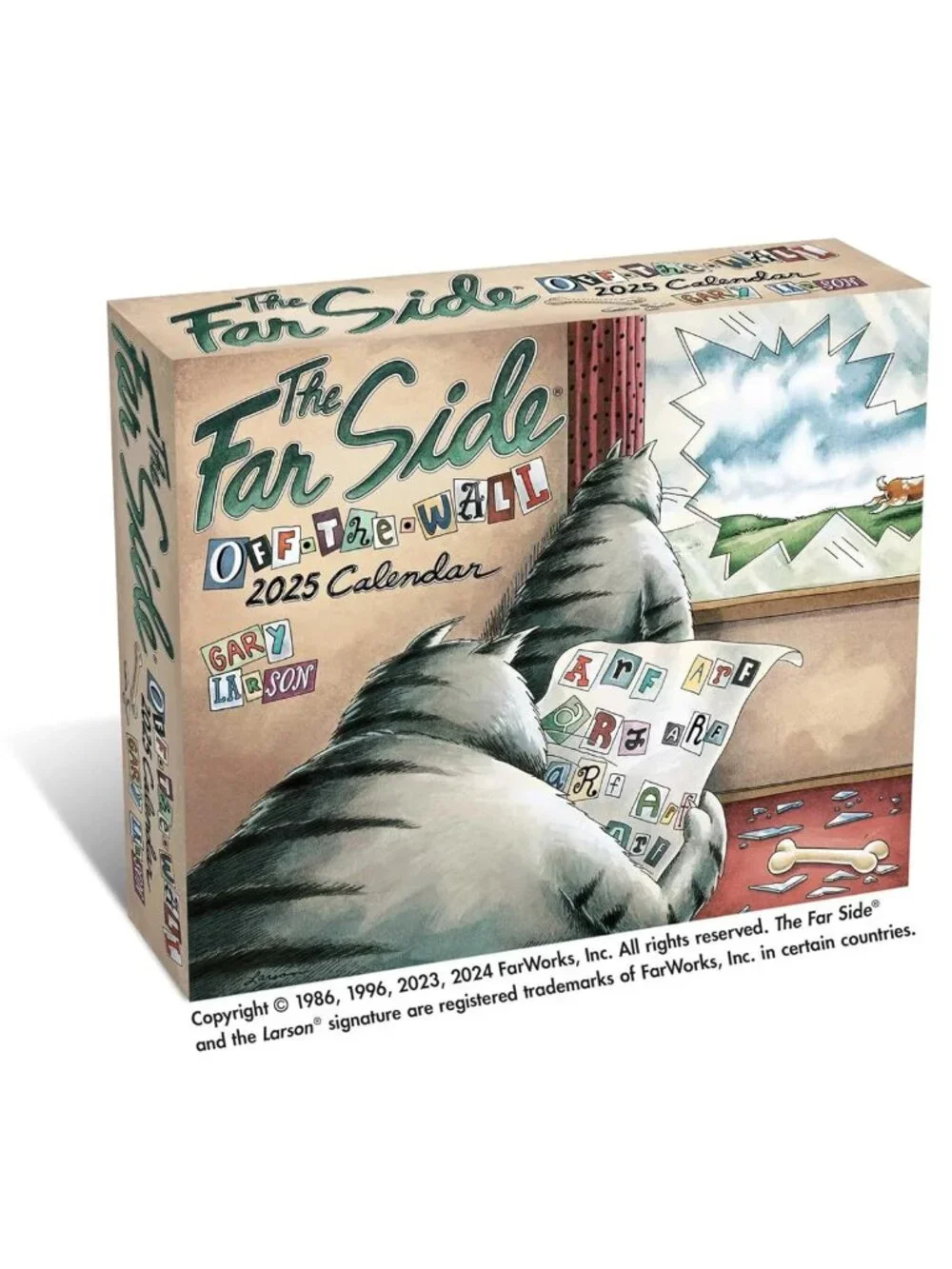 The Far Side 2025 Off-the-Wall Calendar Gary Larson NEW Unused